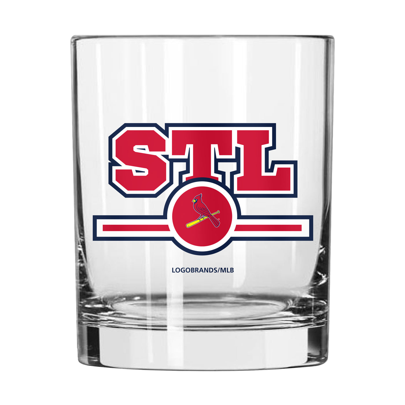 St. Louis Cardinals 14oz Letterman Rocks Glass