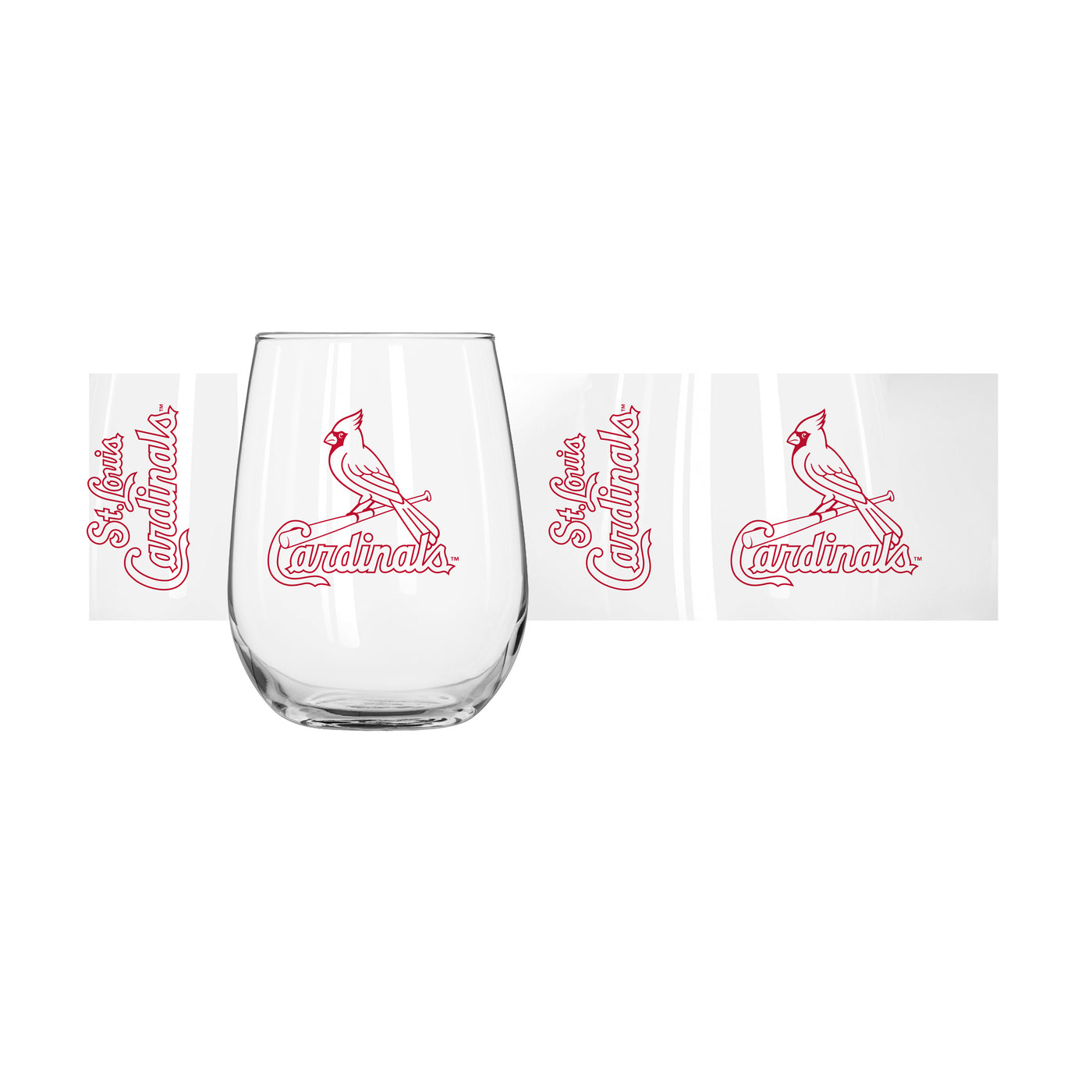 St. Louis Cardinals 16oz Gameday Curved Beverage Glass