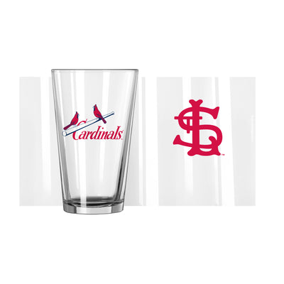 St Louis Cardinals 16oz Retro Pint Glass