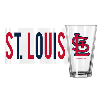 St Louis Cardinals 16oz Overtime Pint Glass