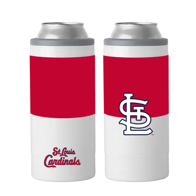 St Louis Cardinals 12oz Colorblock Slim Can Coolie - Logo Brands