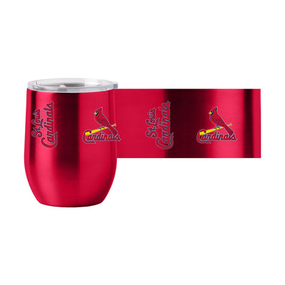 St Louis Cardinals Gameday 16oz Stainless Curved Beverage - Logo Brands