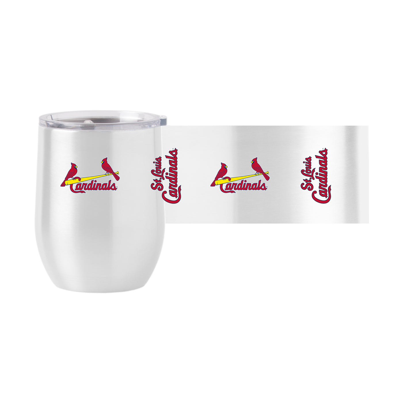 St Louis Cardinals 16oz Stainless Curved Beverage