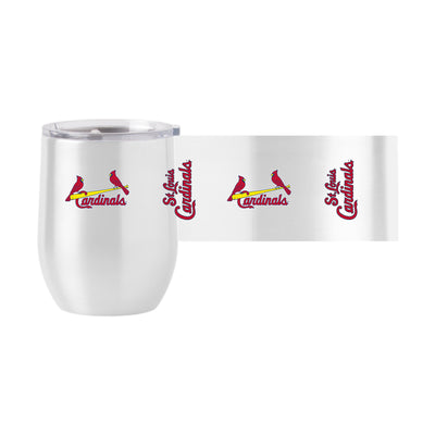 St Louis Cardinals 16oz Stainless Curved Beverage