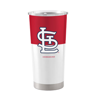 St Louis Cardinals 20oz Colorblock Stainless Tumbler - Logo Brands
