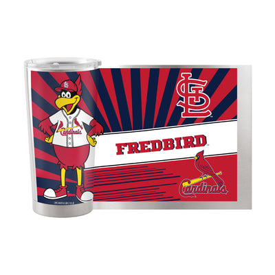 St Louis Cardinals 20oz Mascot Stainless Steel Tumbler