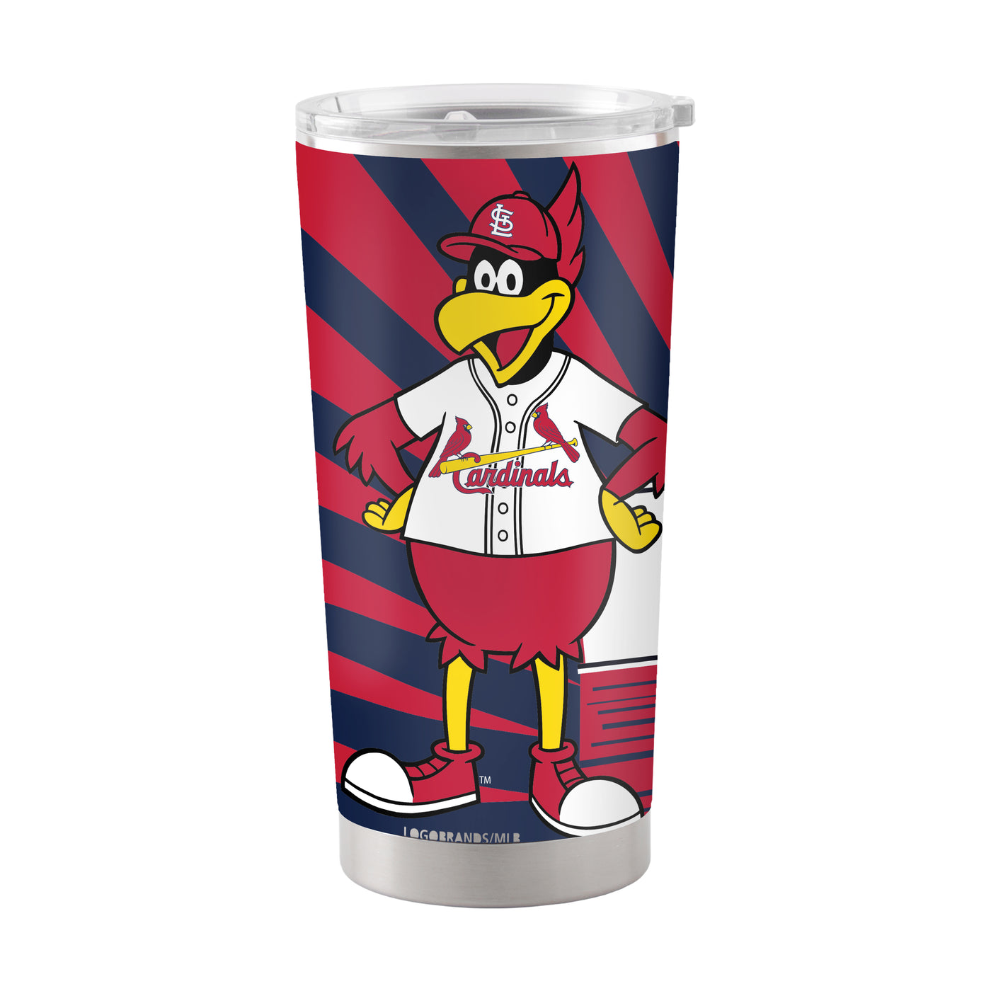 St Louis Cardinals 20oz Mascot Stainless Steel Tumbler