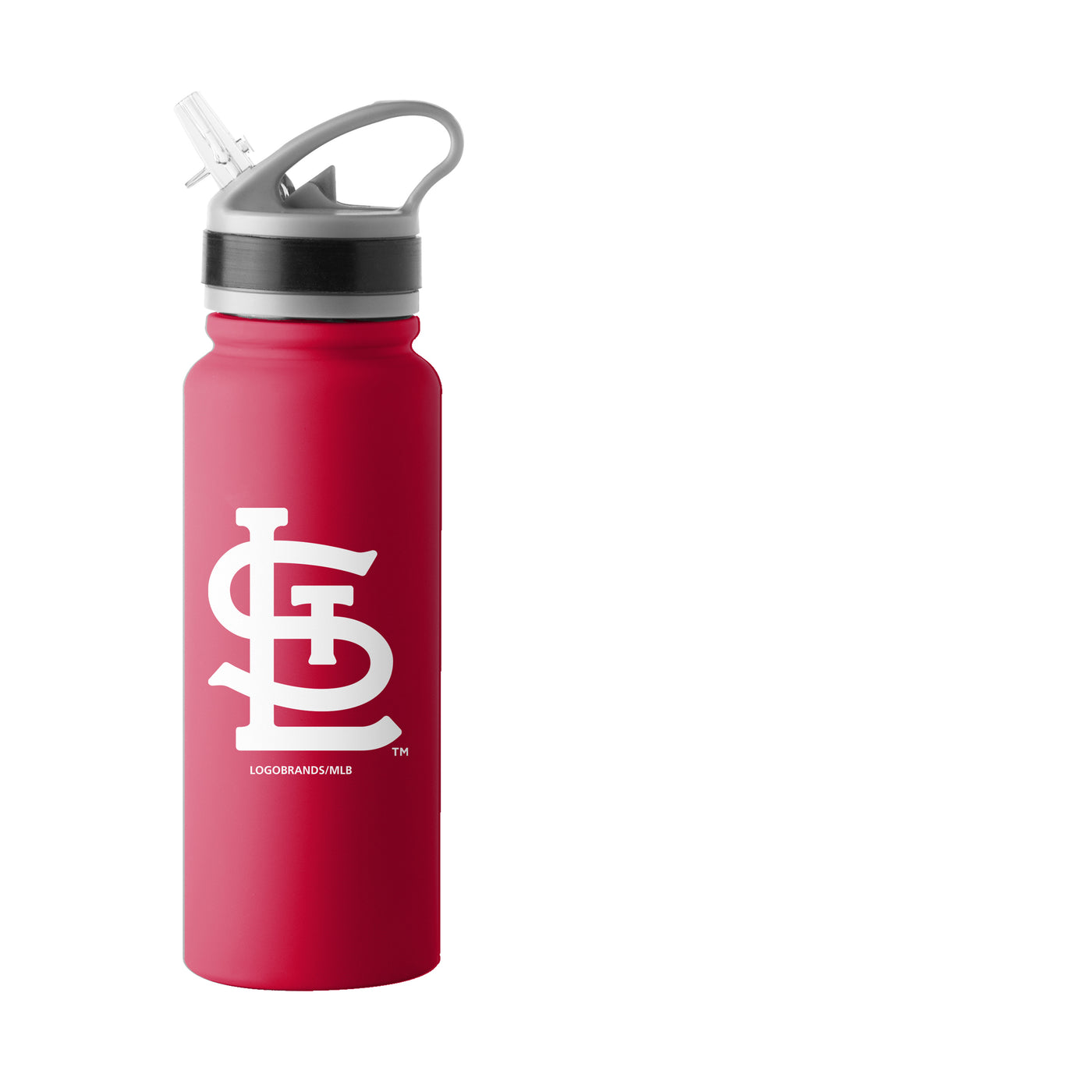 St Louis Cardinals 25oz Stainless Single Wall Flip Top Bottle