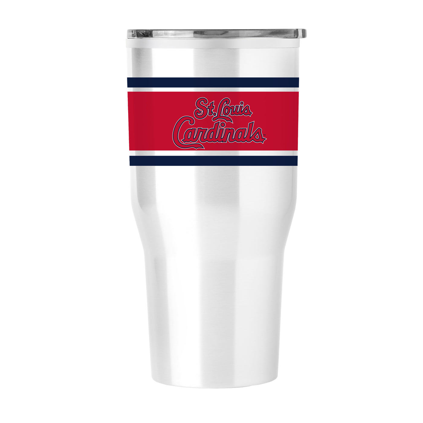 St Louis Cardinals 30oz Stripe Fusion Tumbler