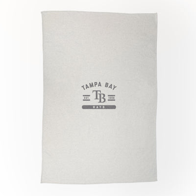 Tampa Bay Rays Oatmeal Sweatshirt Blanket - Logo Brands