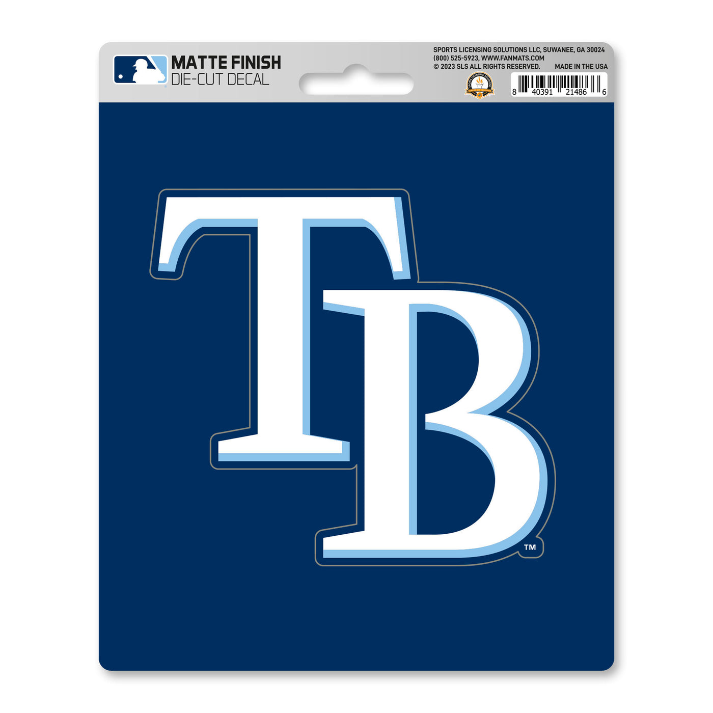 MLB - Tampa Bay Rays Matte Decal