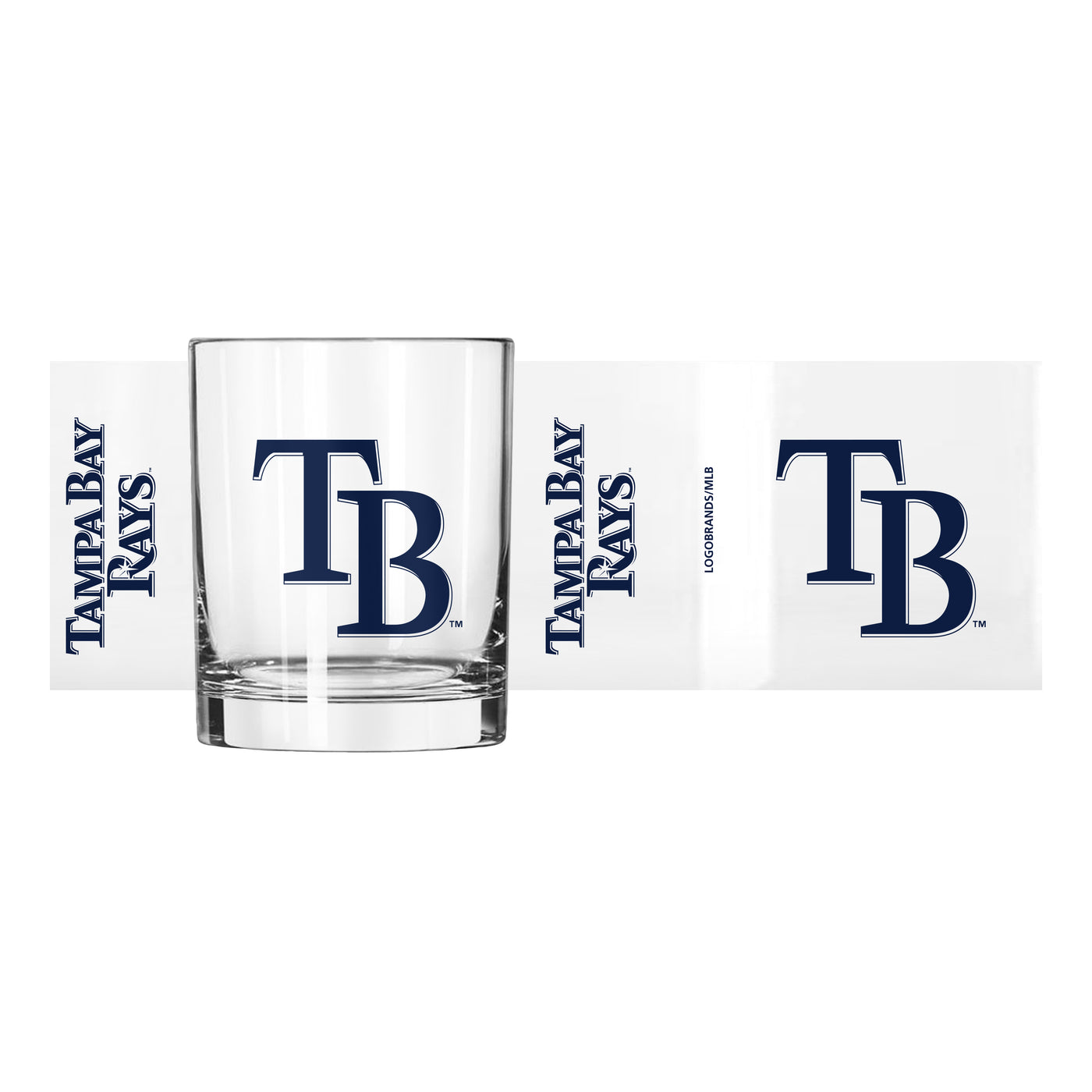 Tampa Bay Rays 14oz Gameday Rocks Glass