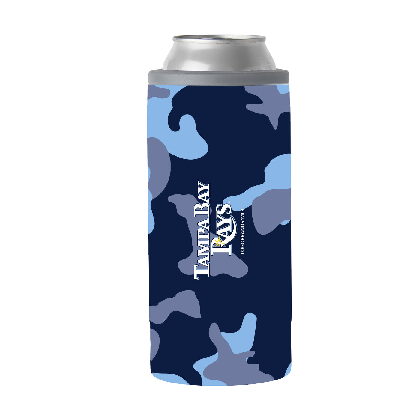 Tampa Bay Rays 12oz Camo Slim Can Coolie