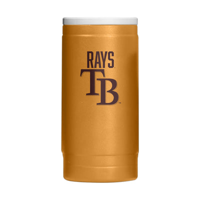 Tampa Bay Rays Huddle Powder Coat Slim Can Coolie