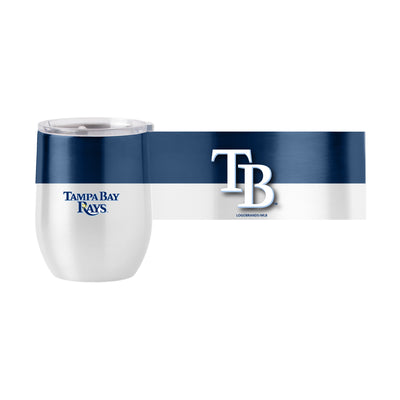TB Rays Color Block 16 oz Stainless Curved Beverage