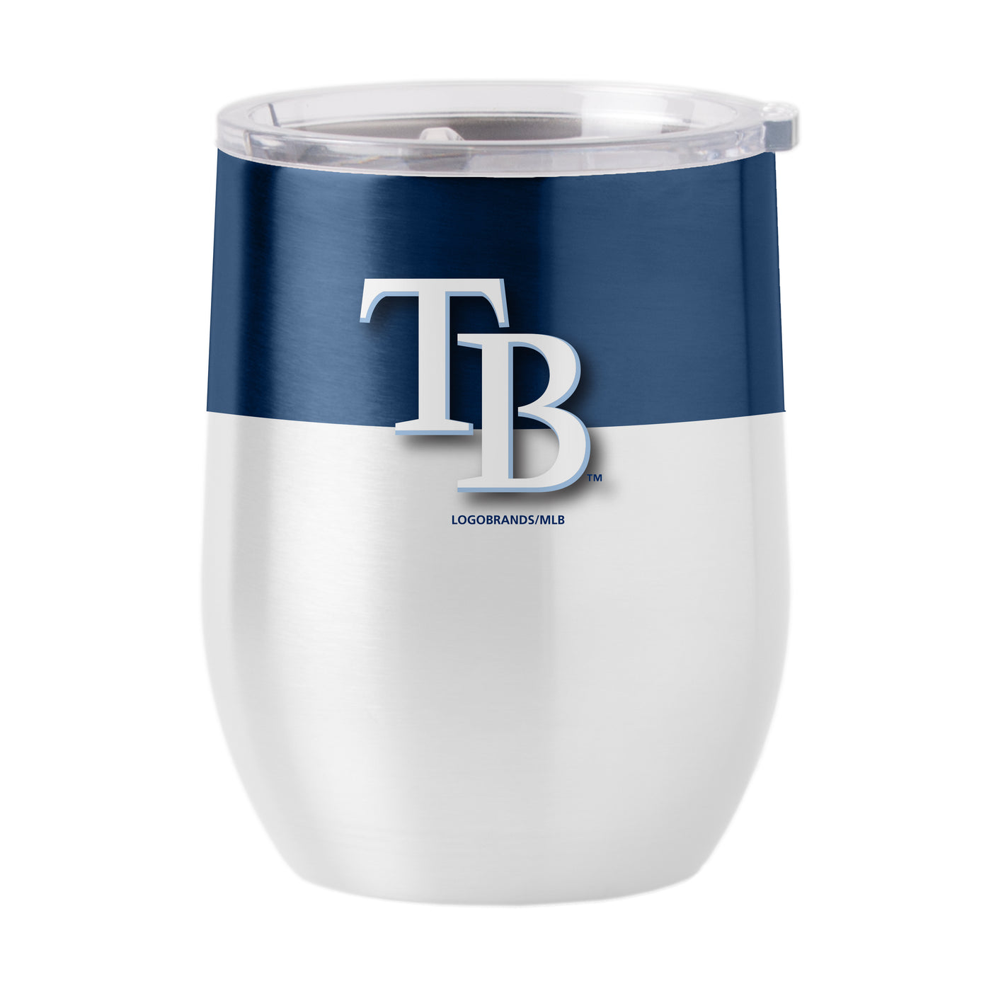 TB Rays Color Block 16 oz Stainless Curved Beverage
