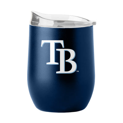 Tampa Bay Rays 16oz Flipside Powder Coat Curved Beverage - Logo Brands