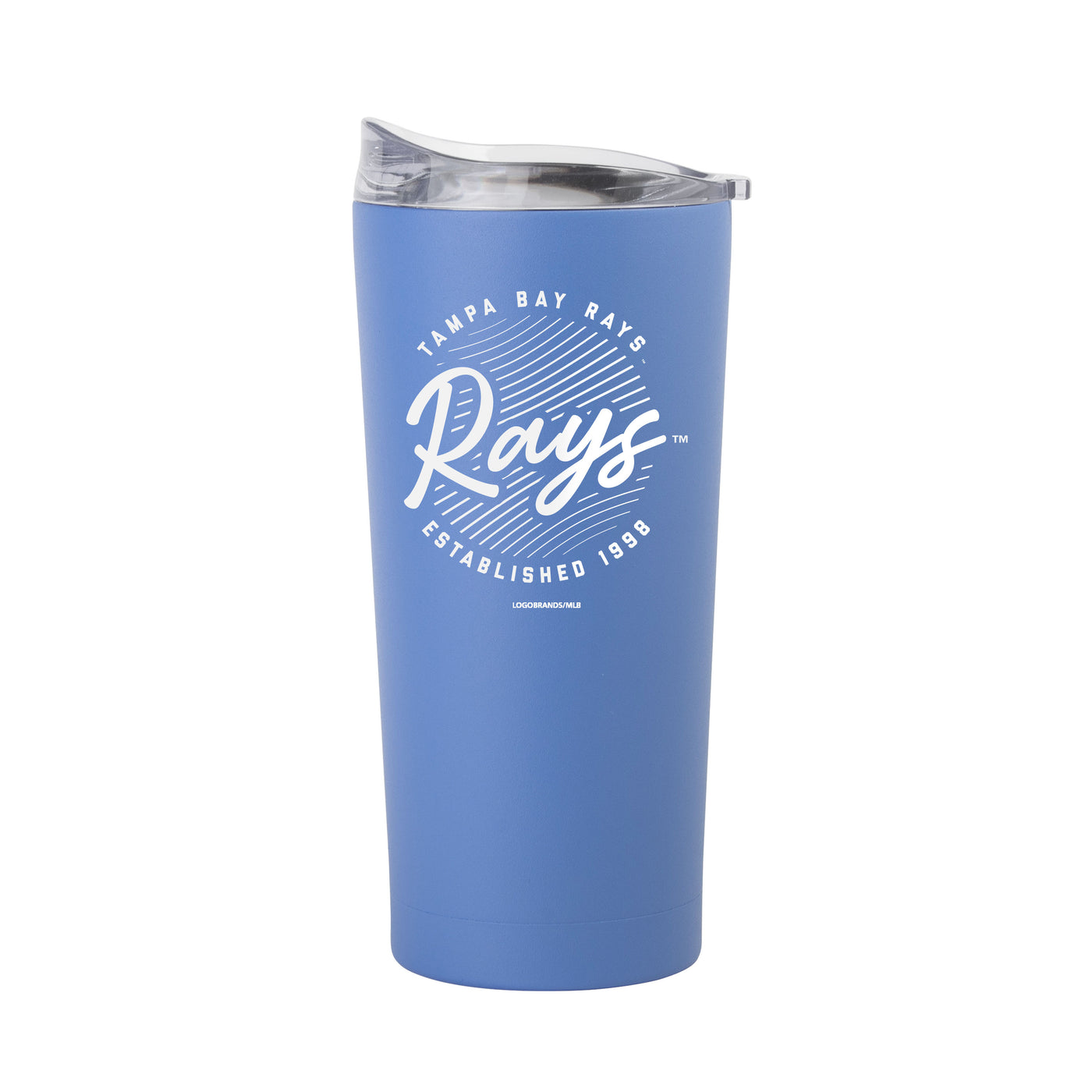 Tampa Bay Rays 20oz Retro Script Arctic Powder Coat Tumbler