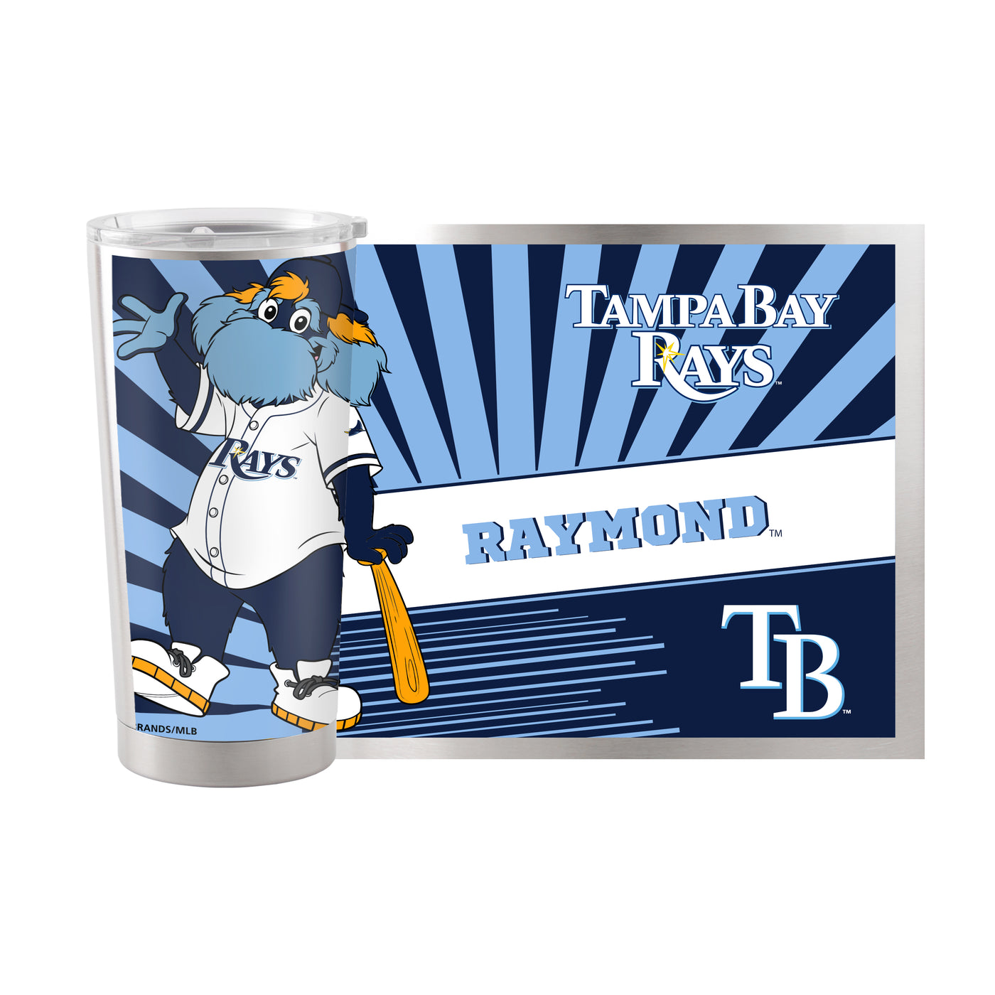 Tampa Bay Rays 20oz Mascot Stainless Steel Tumbler - Logo Brands