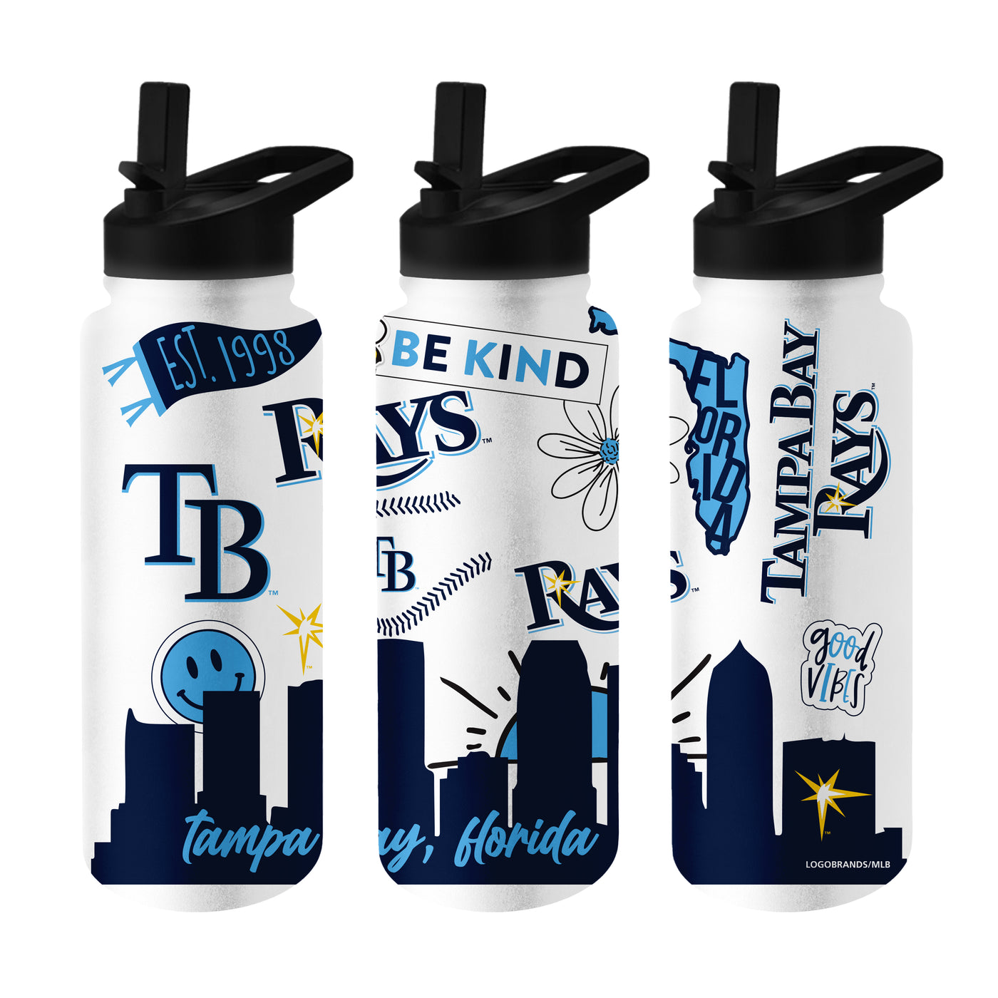 Tampa Bay Rays 34oz Native Quencher Bottle