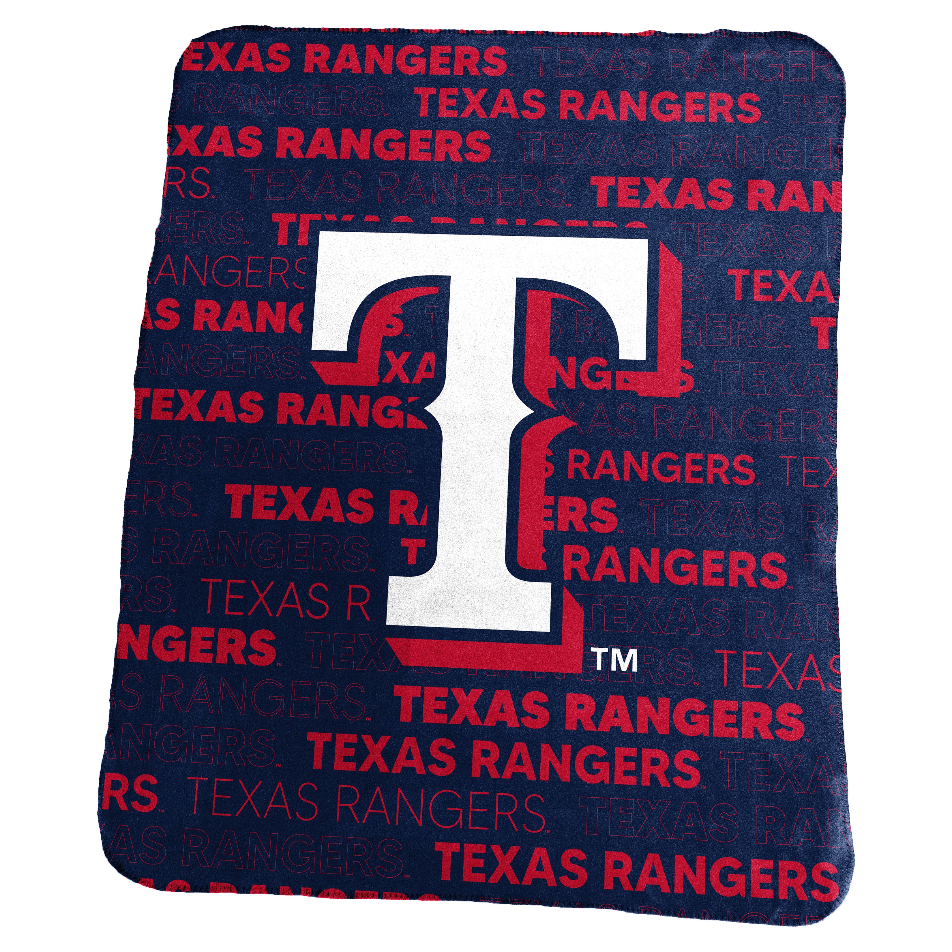 Texas Rangers Classic Fleece Throw | Logo Brands