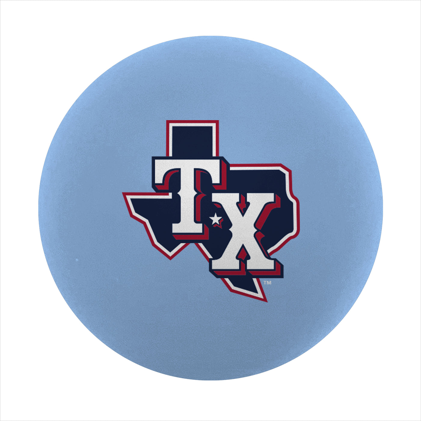 Texas Rangers Powder High Bounce Ball | Logo Brands