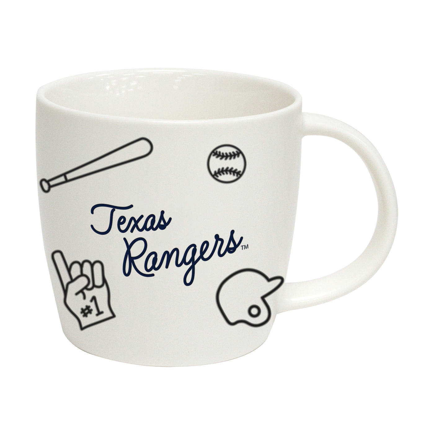 Texas Rangers 18oz Playmaker Mug