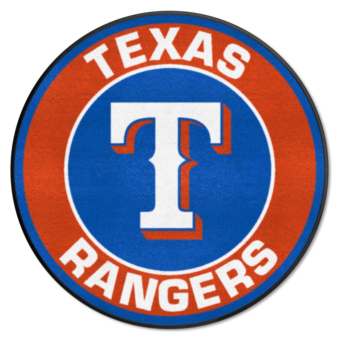 Texas Rangers Roundel Mat | Officially Licensed Baseball Rug