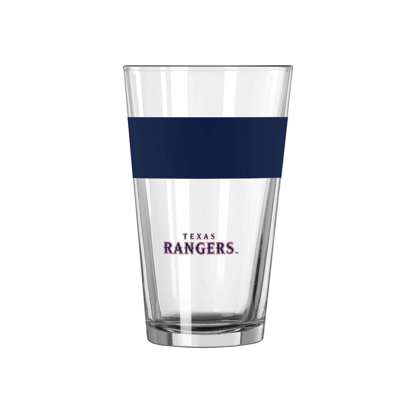 Texas Rangers 16oz Colorblock Pint Glass