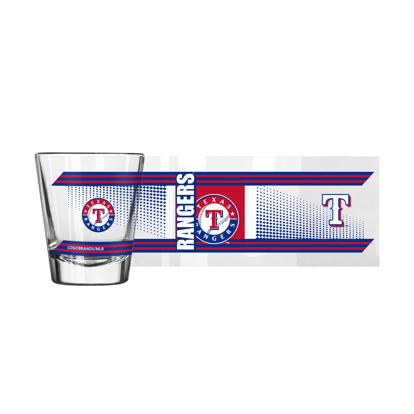 Texas Rangers 2oz Hero Shot Glass
