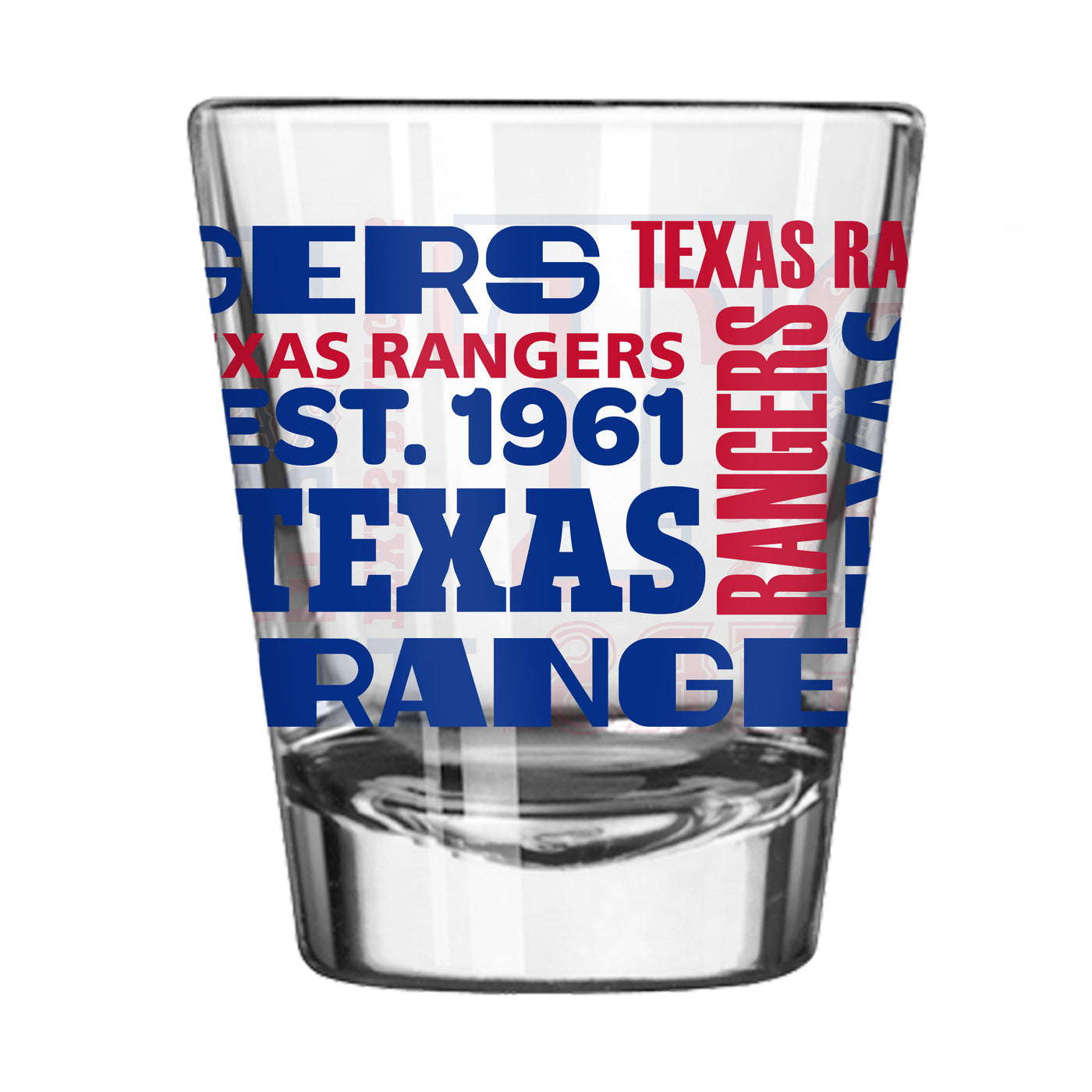 Texas Rangers 2oz Spirit Shot Glass