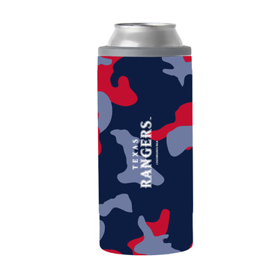 Texas Rangers 12oz Camo Slim Can Coolie