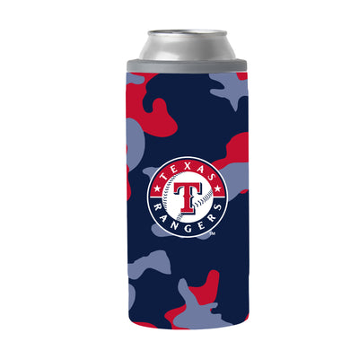 Texas Rangers 12oz Camo Slim Can Coolie