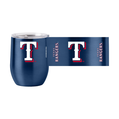 Texas Rangers 16oz Gameday Stainless Curved Beverage