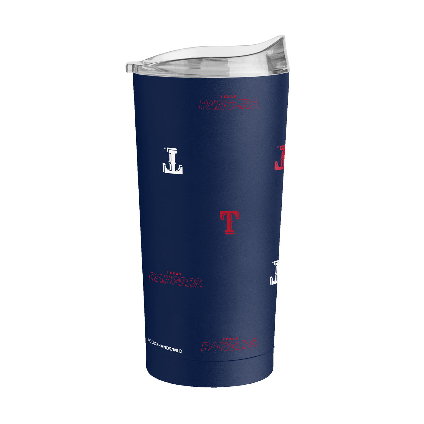 Texas Rangers 20oz Step And Repeat Powder Coat Tumbler