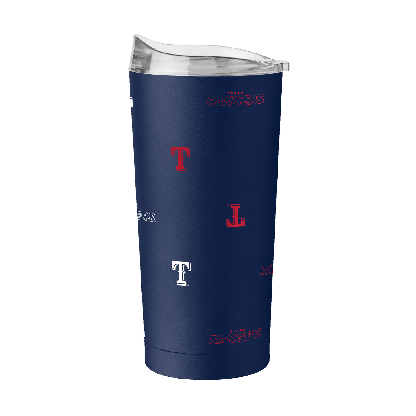 Texas Rangers 20oz Step And Repeat Powder Coat Tumbler