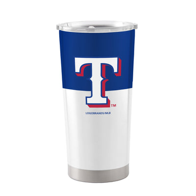 Texas Rangers 20oz Colorblock Stainless Tumbler - Logo Brands