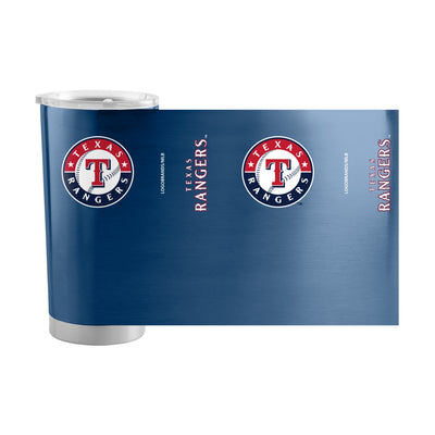 Texas Rangers Circle logo 20oz Stainless Tumbler
