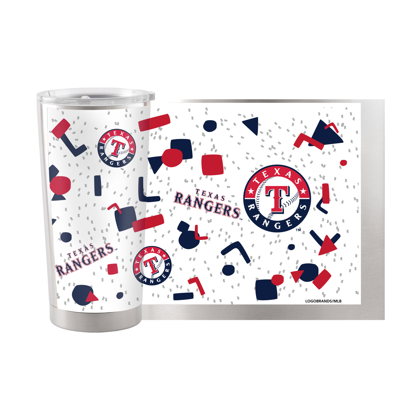 Texas Rangers 20oz Flashback Stainless Steel Tumbler