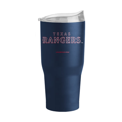 Texas Rangers 30oz Flipside Powder Coat Tumbler - Logo Brands