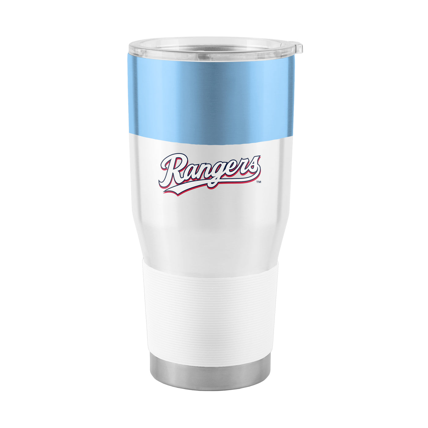 Texas Rangers 30oz Light Blue Colorblock Stainless Tumbler