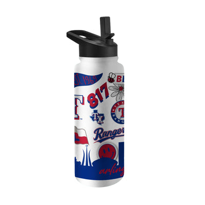 Texas Rangers 34oz Native Quencher Bottle