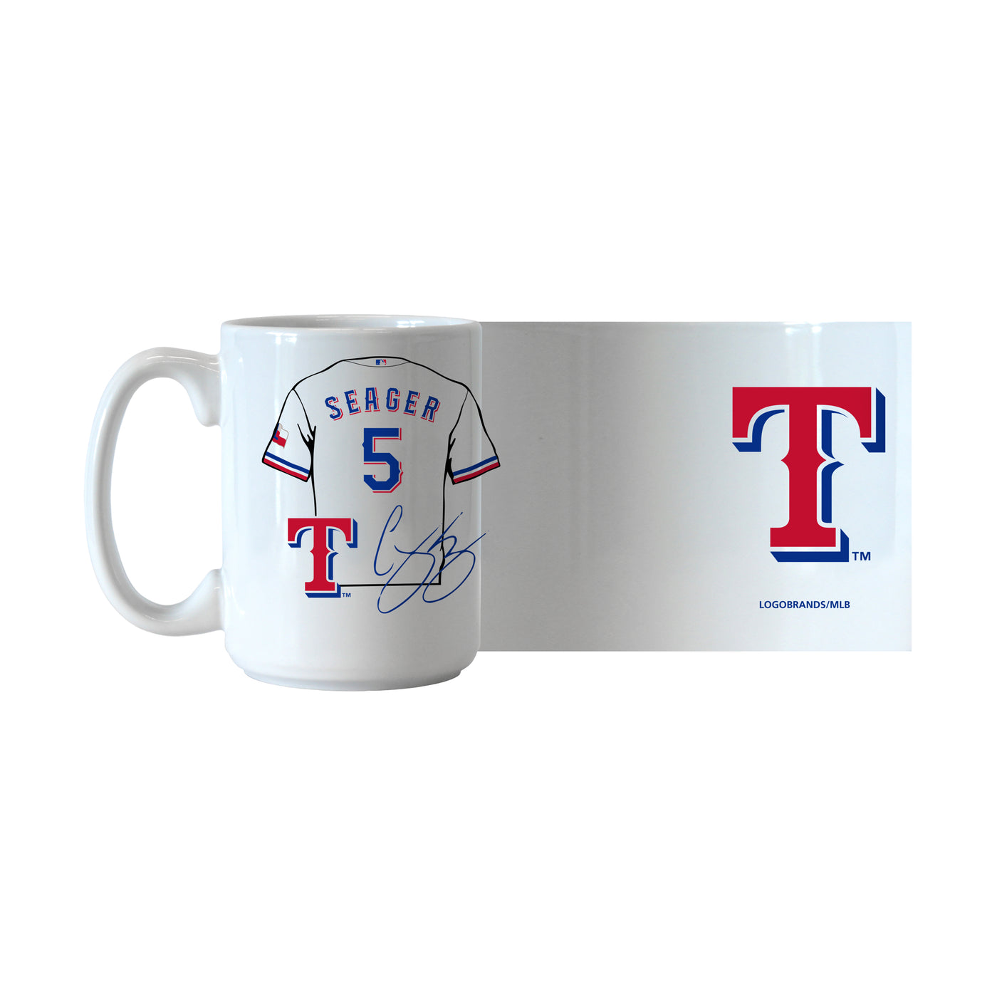 Texas Rangers Corey Seager Jersey 15oz Sublimated Mug