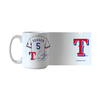 Texas Rangers Corey Seager Jersey 15oz Sublimated Mug