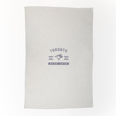Toronto Blue Jays Oatmeal Sweatshirt Blanket - Logo Brands