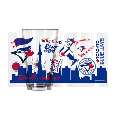 Toronto Blue Jays 16oz Native Pint Glass