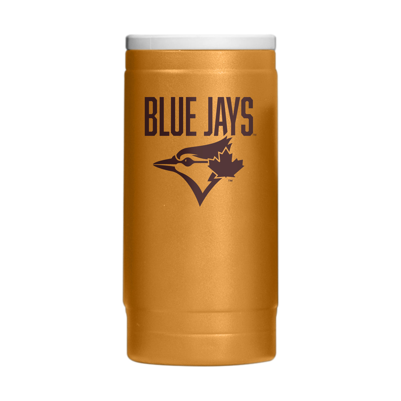 Toronto Blue Jays Huddle Powder Coat Slim Can Coolie