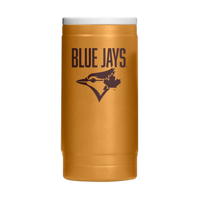 Toronto Blue Jays Huddle Powder Coat Slim Can Coolie