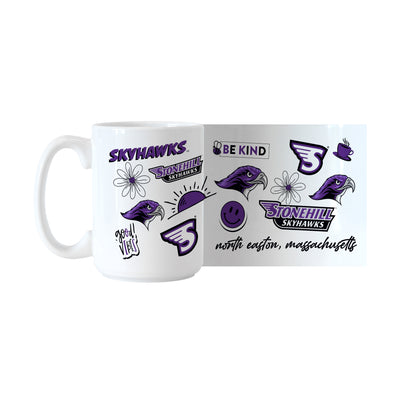 Stonehill College 15oz Native Sublimated Mug