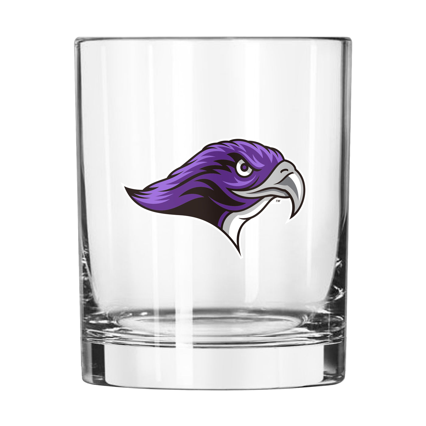 Stonehill College 14oz Logo Rocks Glass